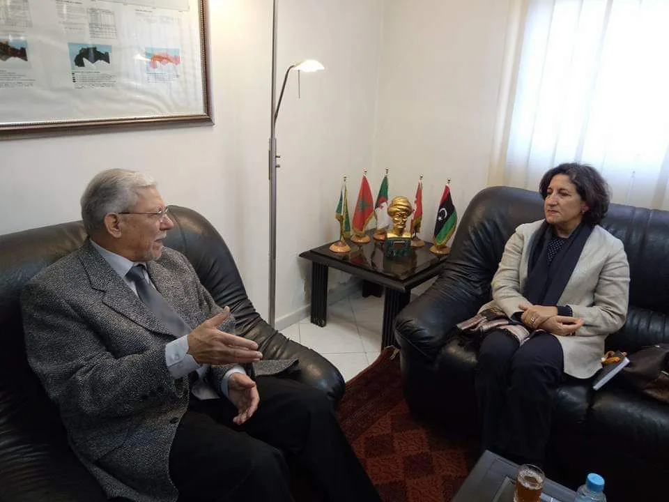 الأمين العام لاتحاد المغرب العربي يتباحث مع رئيسة مكتب الدول العربية بمركز التجارة العالمي
