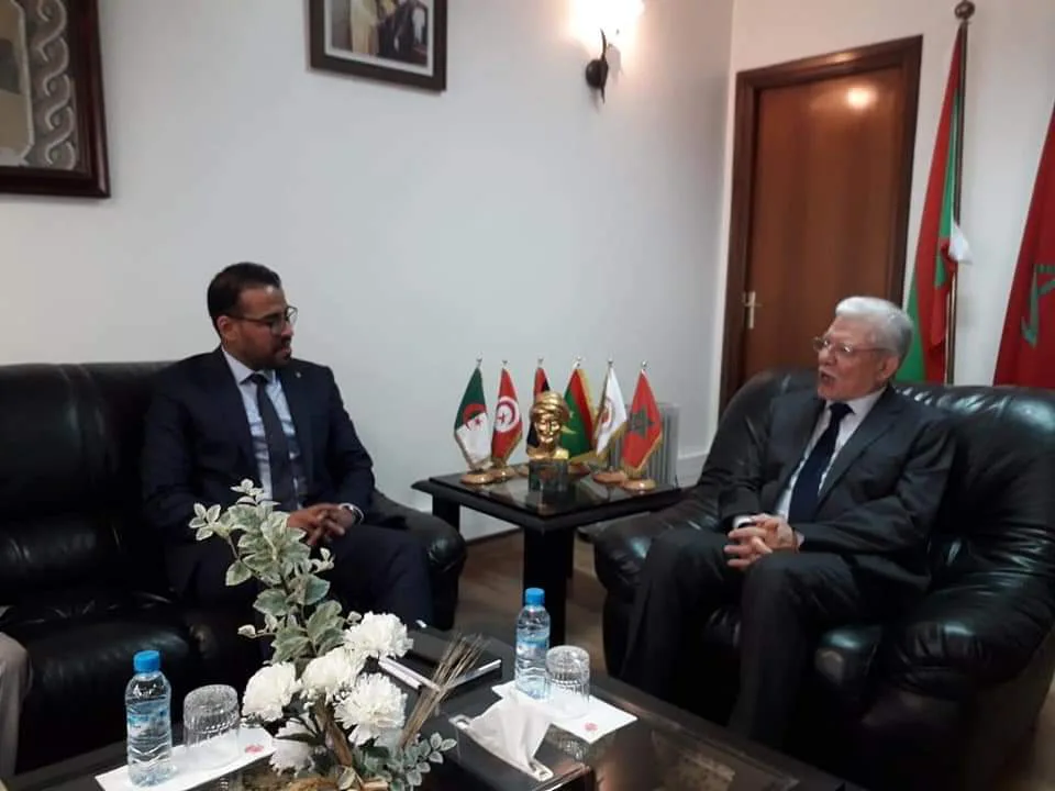 الأمين العام يستقبل المدير المساعد للعقارات بالجمهورية الاسلامية الموريتانية