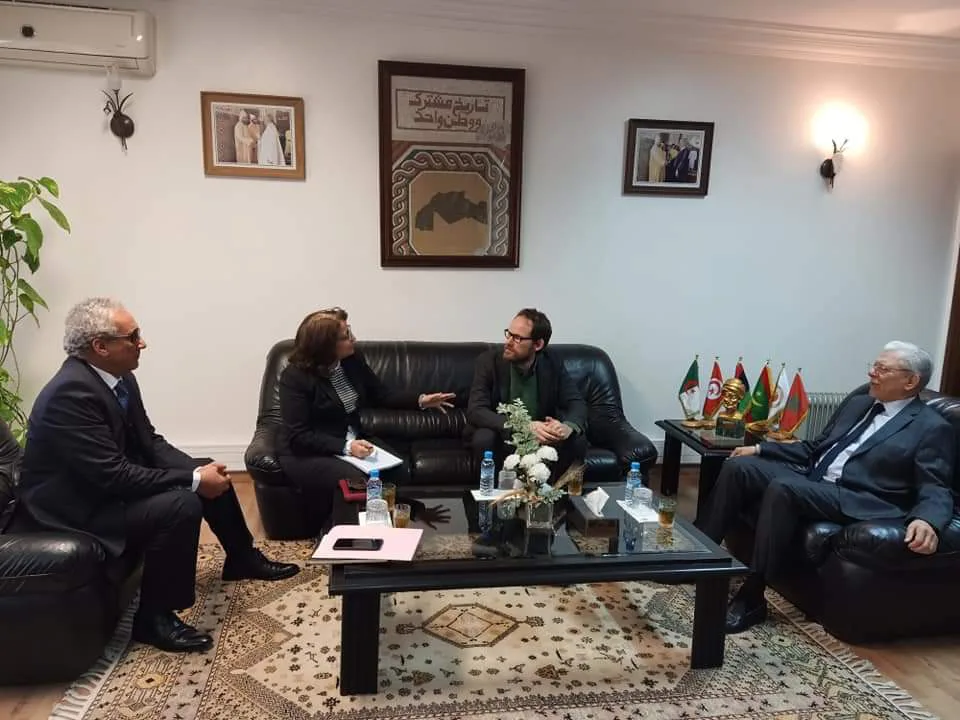الأمين العام يستقبل المسؤول عن الموارد الجينية والمنظومة المعلوماتية الخاصة بها “الفاو”
