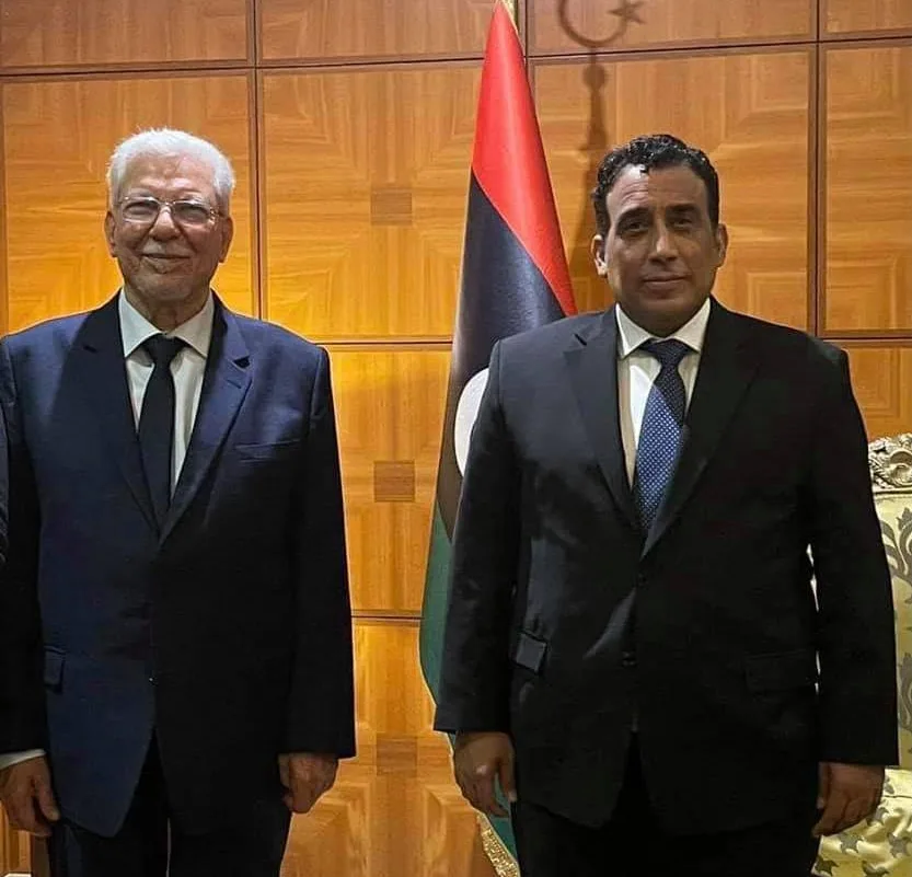 فخامة رئيس المجلس الرئاسي الليبي الدكتور محمد المنفي يستقبل الامين لعام لاتحاد المغرب العربي