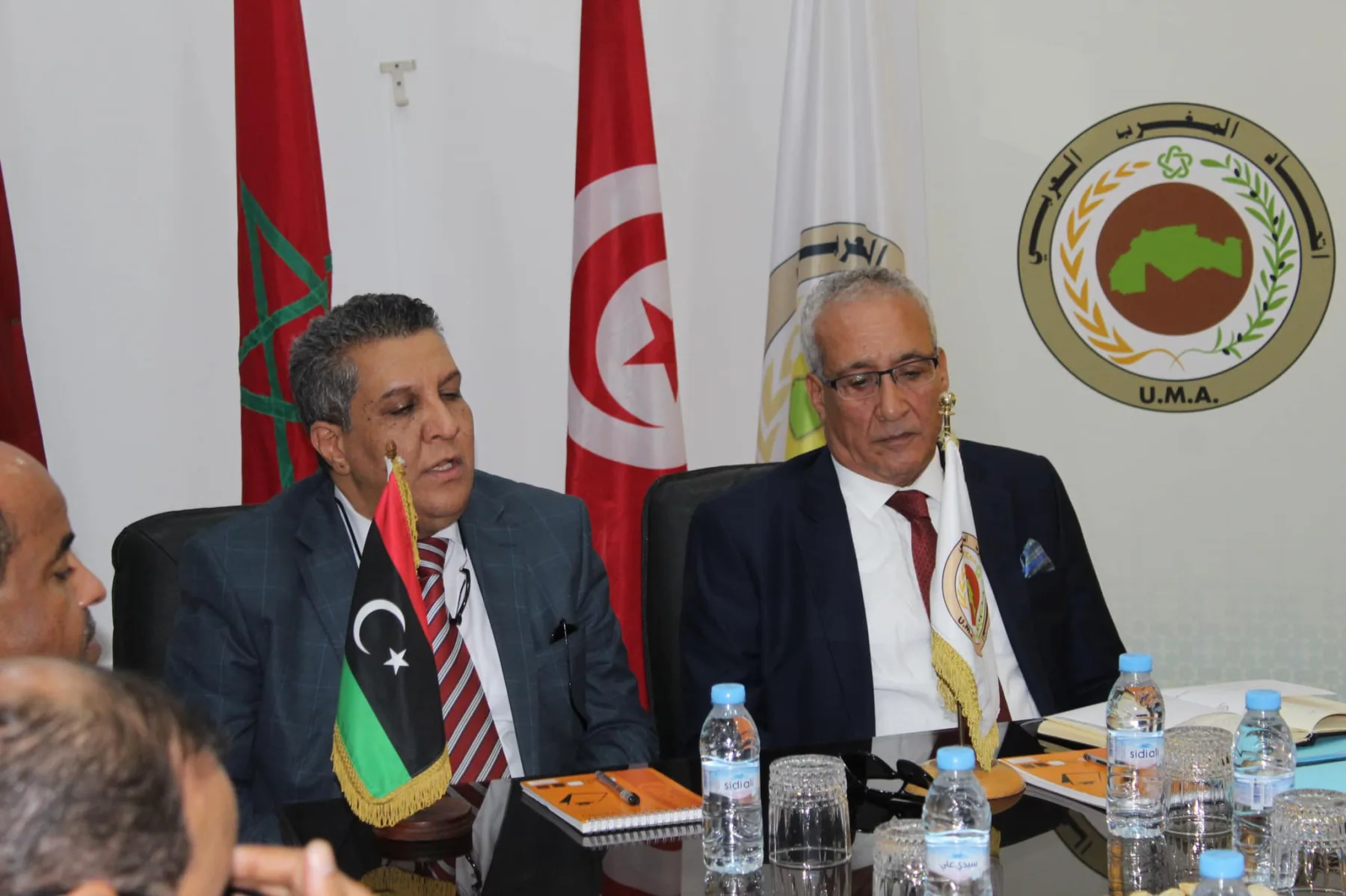 وزير التربية والتعليم الليبي يزور مقر الأمانة العامة لاتحاد المغرب العربي