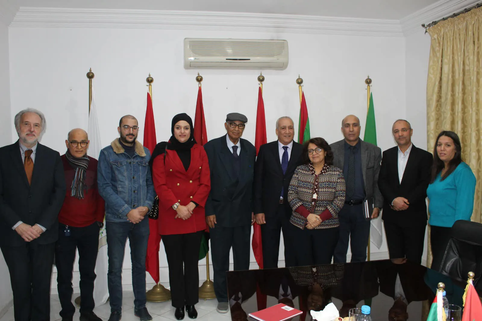 السيد مصباح المبروك مدير الأمن الغذائي يستقبل السيدة ريم فرشيشي الكاتبة العامة للاتحاد المغاربي وشمال إفريقيا للفلاحين