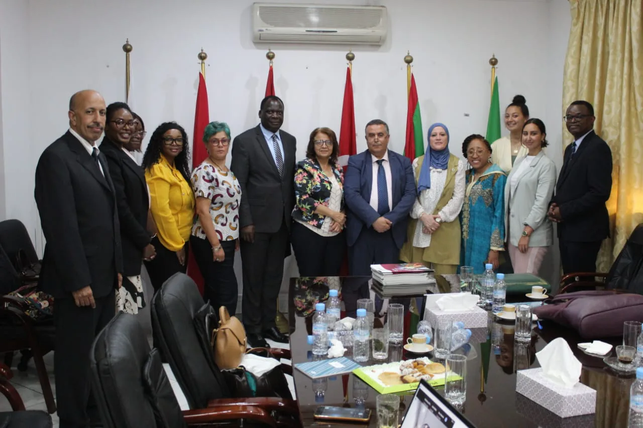 الأمانة العامة تحتضن جلسة عمل بين ممثلي الإدارات وخبراء وكالة التنمية الافريقية AUDA NEPAD .( الرباط : 11 جويلية 2023)