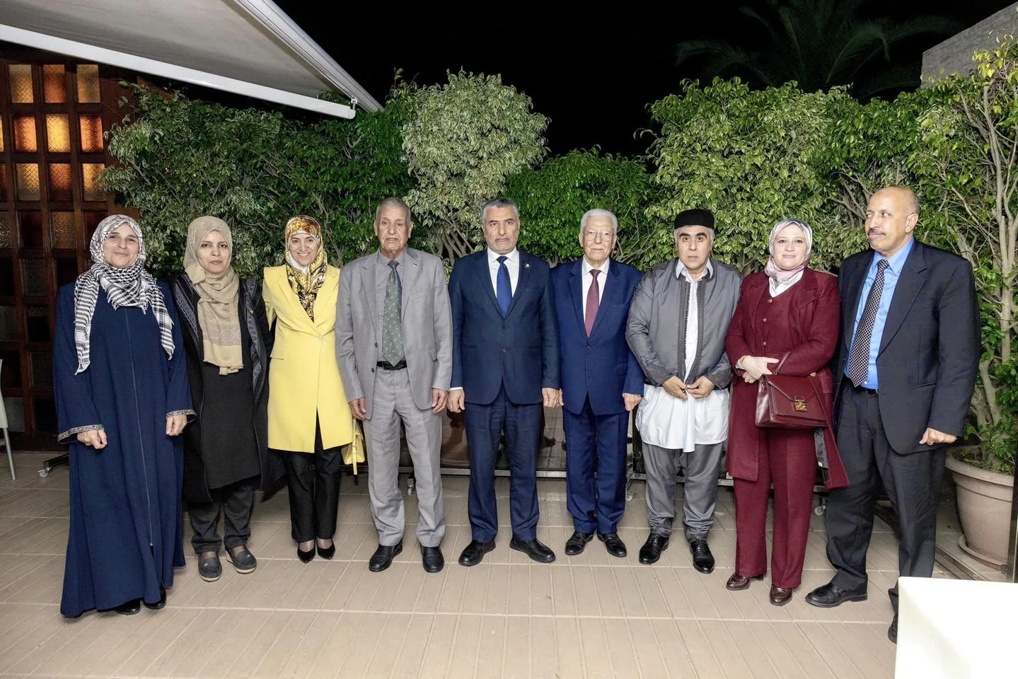 الوضع في ليبيا وآفاق الحل السياسي محور لقاء
