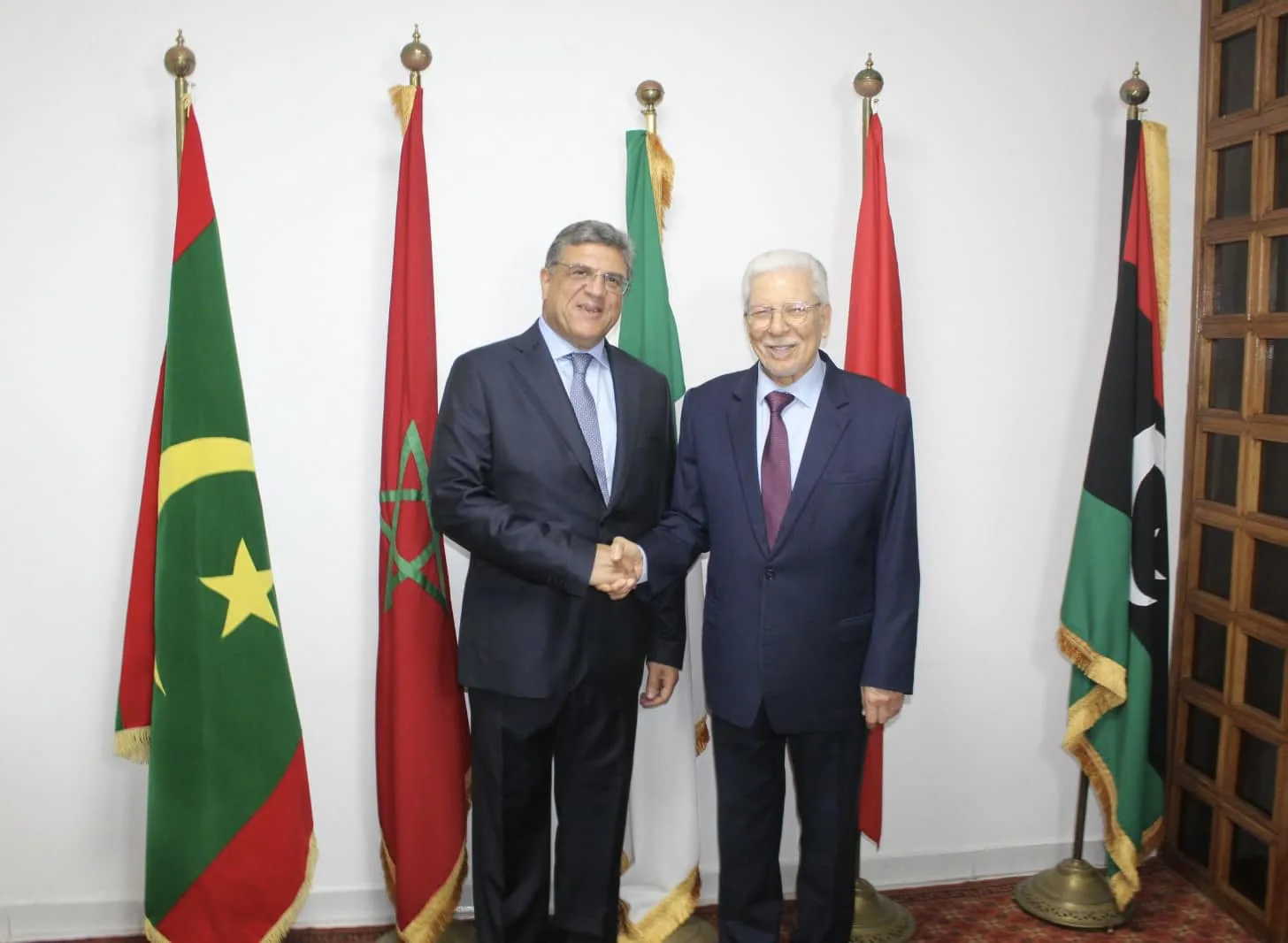الأمين العام السيد طارق بن سالم يباشر مهامه بالأمانة العامة لاتحاد المغرب العربي