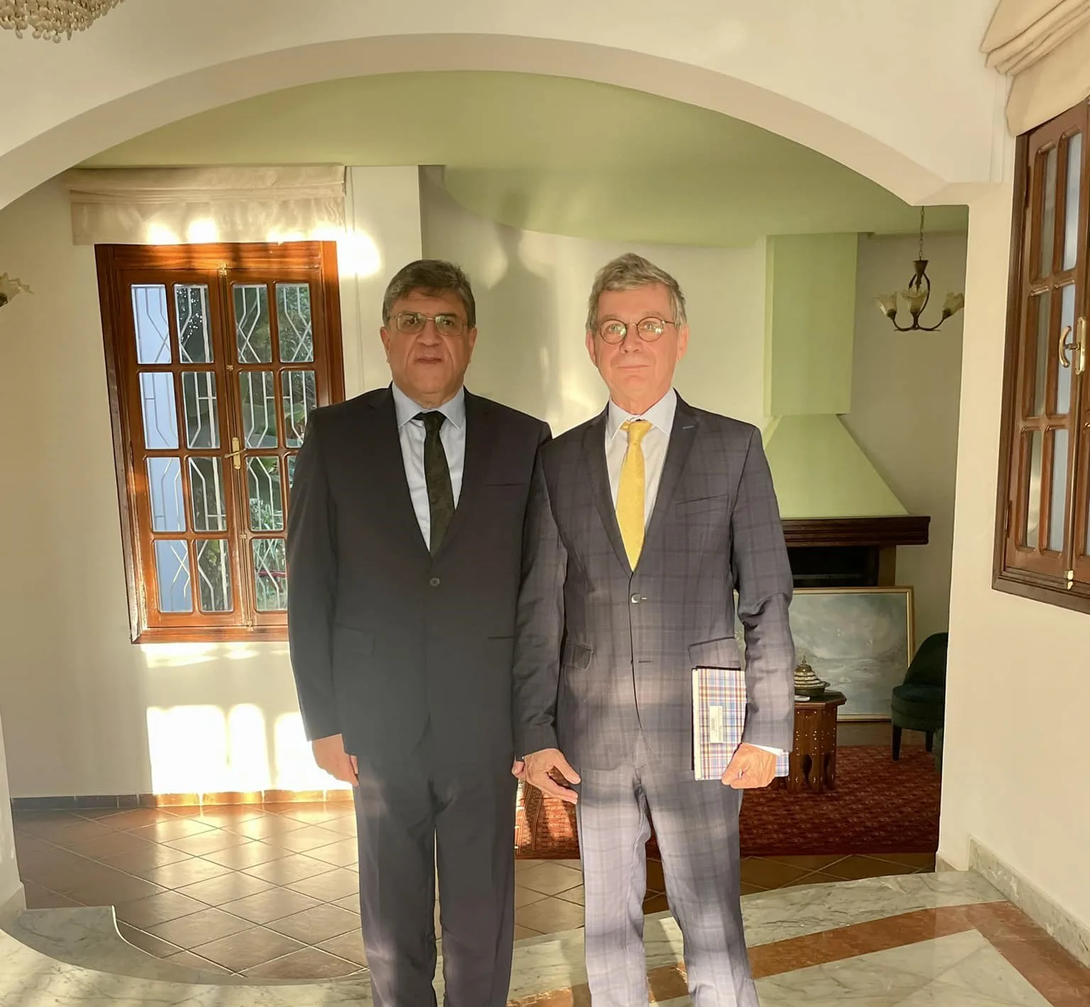 الأمين العام لاتحاد المغرب العربي السيد طارق بن سالم،يستقبل مبعوث المدير العام لمنظمة العمل الدولية