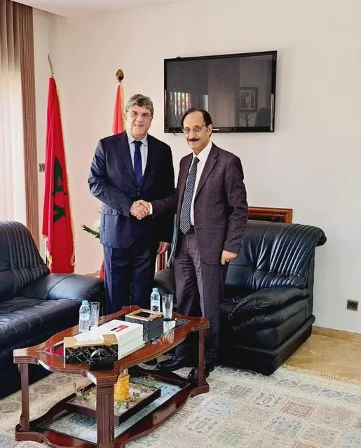 الأمين العام لاتحاد المغرب العربي، السيد طارق بن سالم، يقوم بزيارة لسفير الجمهورية اليمنية
