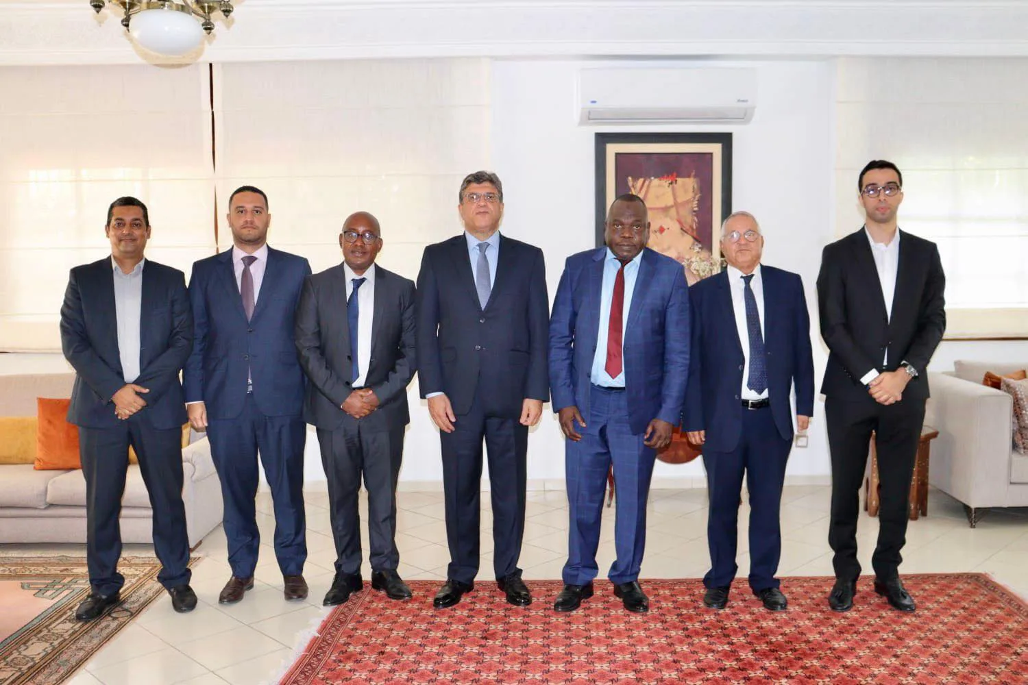 الأمين العام لاتحاد المغرب العربي يستقبل السيد آدوم جاغولوم، عن المعهد الإحصائي للاتحاد الأفريقي (ستات أفريك)، والسيد جان بيير نتزيمانا، عن هيئة الإحصاء السويدية