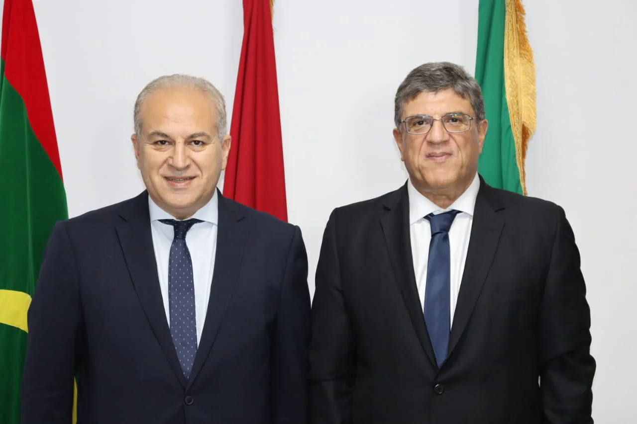 الأمين العام لاتحاد المغرب العربي، السيد طارق بن سالم، يستقبل سفير جمهورية مصر العربية بالمملكة المغربية، السيد أحمد نهاد عبد اللطيف.