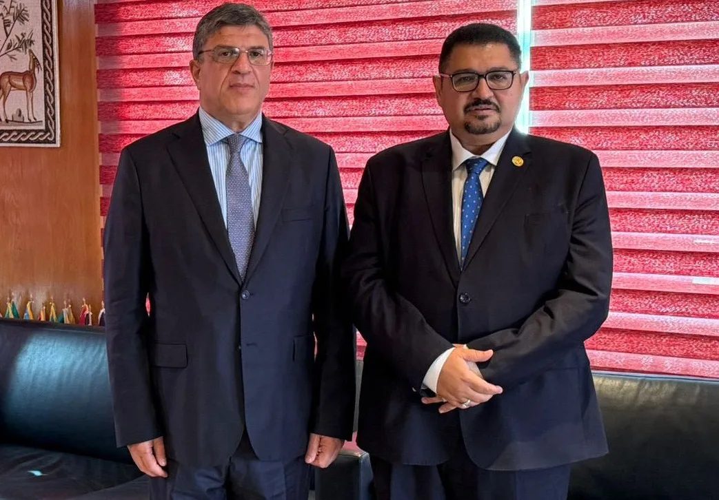 المدير التنفيذي للمركز الإفريقي للتميّز في الأسواق الشاملة (AIMEC)، يستقبل الأمين العام لاتحاد المغرب العربي السيد طارق بن سالم