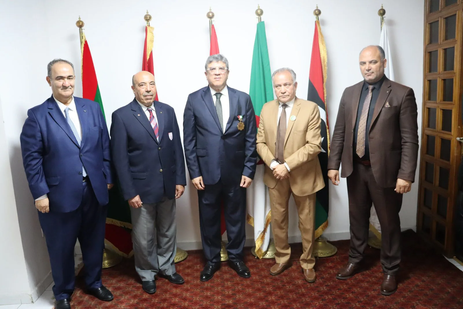 الأمين العام لاتحاد المغرب العربي السفير طارق بن سالم، يستقبل وفداً تونسياً رفيعا