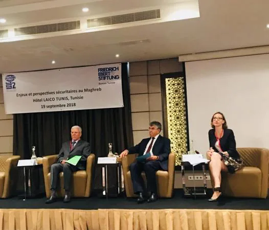 الأمين العام لاتحاد المغرب العربي يشارك في ندوة دولية حول الرهانات والآفاق الأمنية المغاربية.