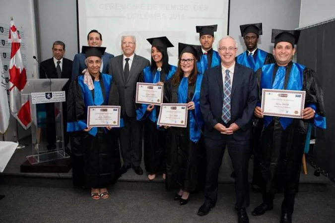 الأمين العام لاتحاد المغرب العربي يشارك في حفل تخرج طلبة الماجستير بالجامعة الأوروبية بتونس.