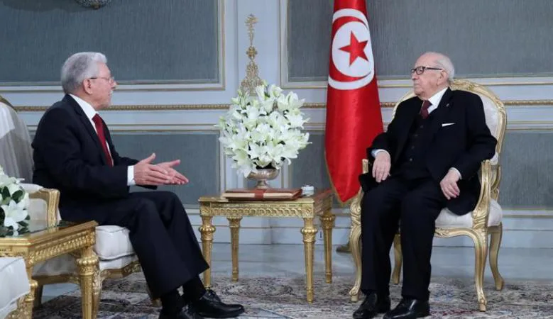 رئيس الجمهورية الباجي قايد السبسي يستقبل الأمين العام لاتحاد المغرب العربي